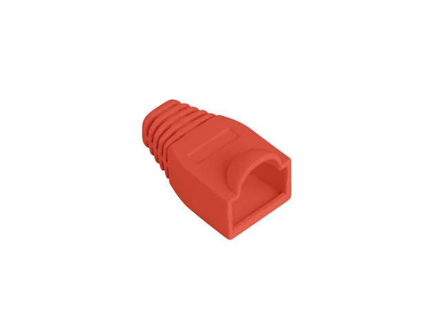 Ochrana RJ45 (BOOT CAP)  ČERVENÝ (100 KUSŮ)