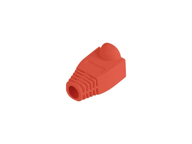 Ochrana RJ45 (BOOT CAP)  ČERVENÝ (100 KUSŮ)