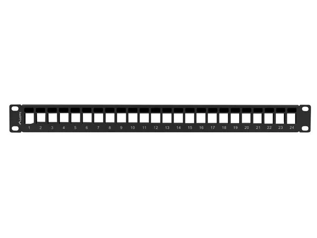 Modulární patch panel 1U PRO  KEYSTONE ČERNÝ