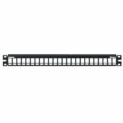 Patch panel 1U pro 24 modulů Netkey