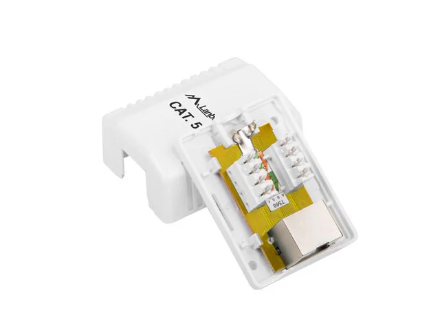 KRABICE PRO POVRCHOVOU MONTÁŽ CAT.5E FTP STÍNĚNÁ 1X RJ45 BÍLÁ