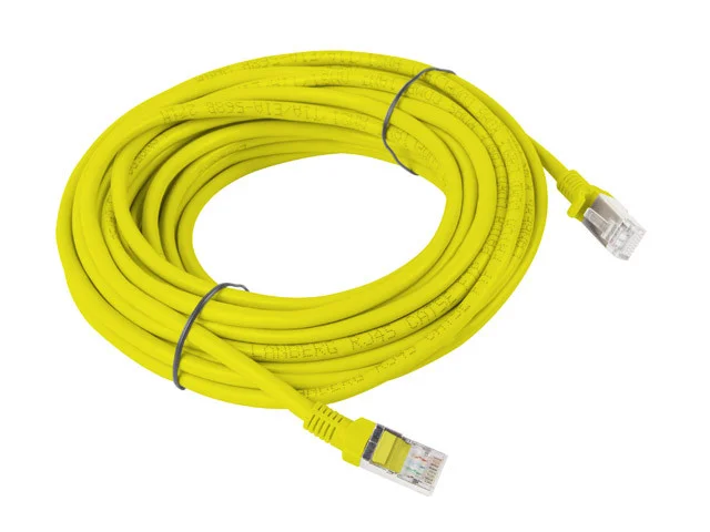 PATCHCORD CAT.5E UTP 10M ŽLUTÝ