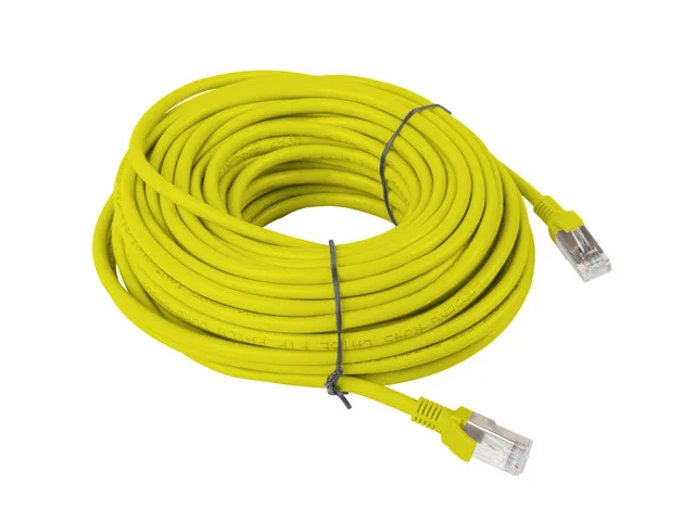 PATCHCORD CAT.5E UTP 20M ŽLUTÝ
