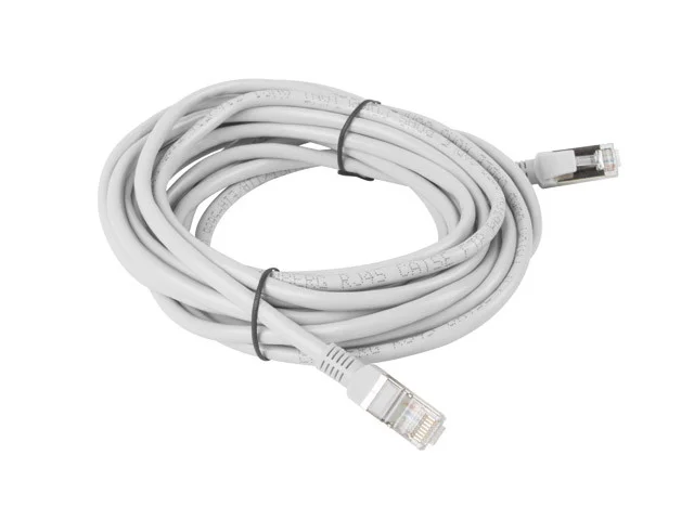 PATCHCORD CAT.5E FTP 5M ŠEDÝ