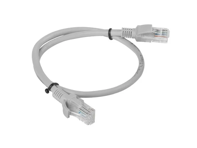 PATCHCORD CAT.6 UTP 0,5 M ŠEDÝ