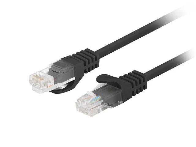PATCHCORD CAT.5E UTP 0,25M ČERNÝ