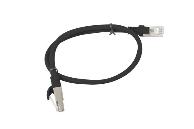 PATCHCORD CAT.5E UTP 0,5 M ČERNÝ
