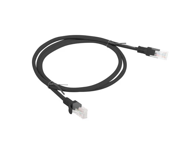 PATCHCORD CAT.5E UTP 1M ČERNÝ