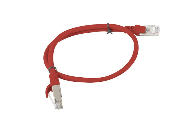 PATCHCORD CAT.5E UTP 0,5M ČERVENÝ