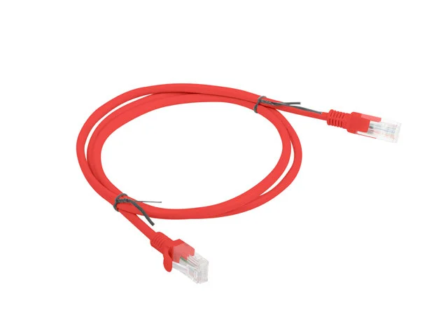 PATCHCORD CAT.5E UTP 1M ČERVENÝ
