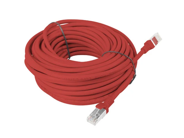 PATCHCORD CAT.5E UTP 15M ČERVENÝ