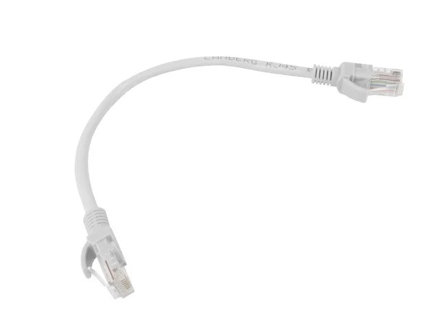 PATCHCORD CAT.6 UTP 0,25M ŠEDÝ   10-PACK