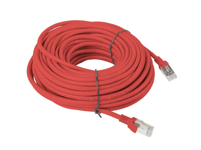 PATCHCORD CAT.5E UTP 30M ČERVENÝ