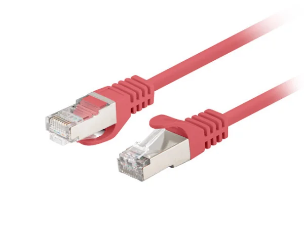 PATCHCORD CAT.6 FTP 0,25M ČERVENÝ