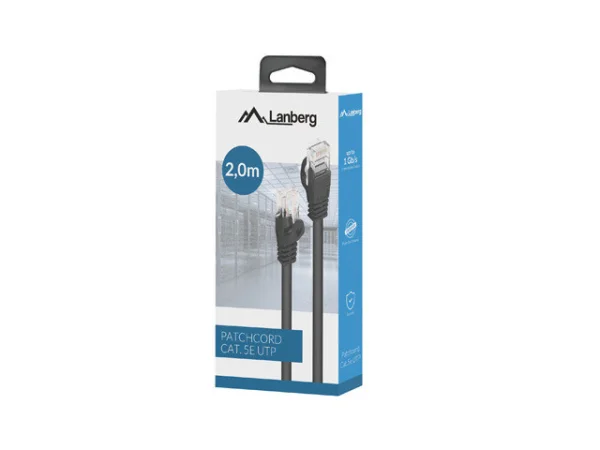 PATCHCORD CAT.5E UTP 2M BLACK  BOX