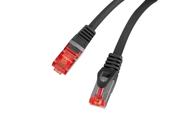 PATCHCORD CAT.6 S/FTP LSZH CU 1M BLACK ED