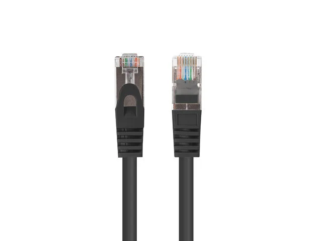 PATCHCORD CAT.6 FTP 1M ČERNÝ   10-PACK