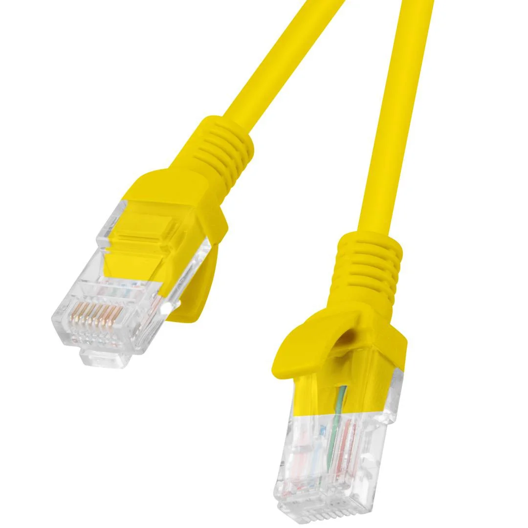 PATCHCORD CAT.6 UTP 0,25M ŽLUTÝ   10-PACK