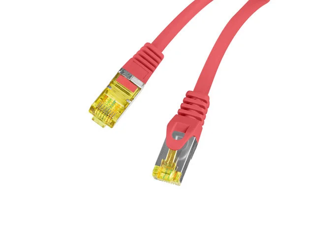 PATCHCORD CAT.6A S/FTP LSZH CU 1,5M ČERVENÝ