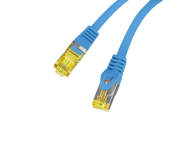PATCHCORD CAT.6A S/FTP LSZH CU 1,5M MODRÝ