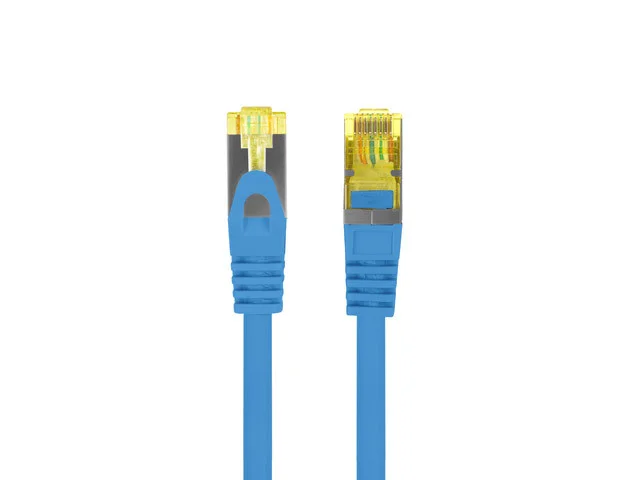 PATCHCORD CAT.6A S/FTP LSZH CU 2M MODRÝ