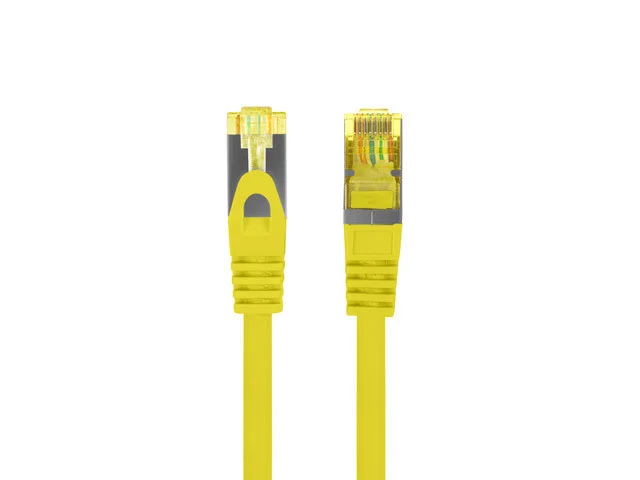 PATCHCORD CAT.6A S/FTP LSZH CU 0.25M ŽLUTÝ