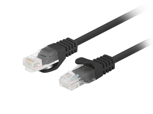 PATCHCORD CAT.5E UTP 7,5 M ČERNÝ