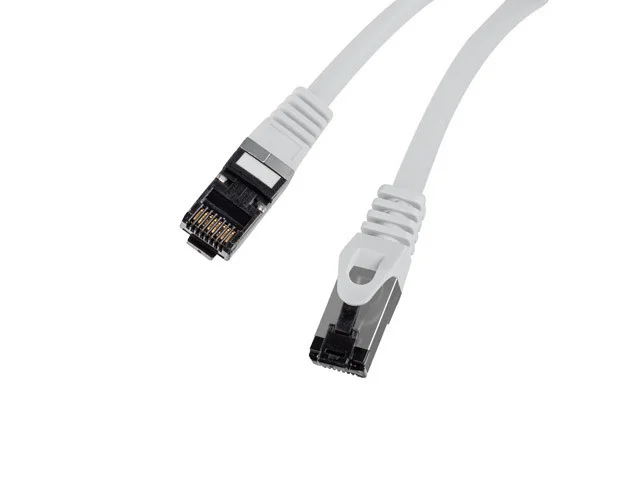 PATCHCORD CAT.8.1 S/FTP LSZH CU 0,5M ŠEDÝ