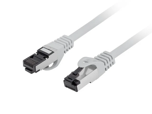 PATCHCORD CAT.8.1 S/FTP LSZH CU 1M ŠEDÝ