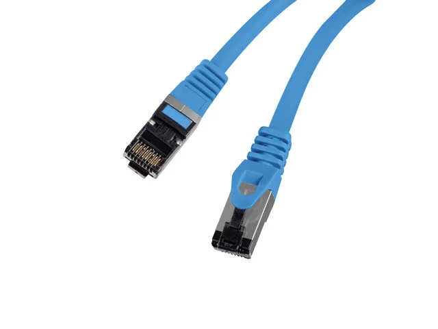 PATCHCORD CAT.8.1 S/FTP LSZH CU 3M MODRÝ