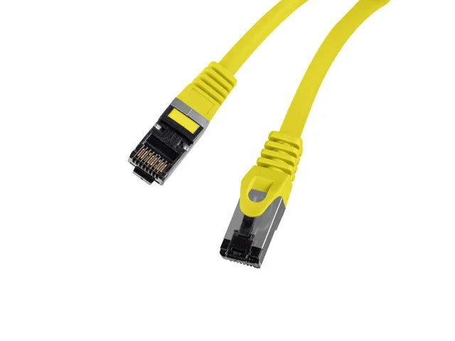 PATCHCORD CAT.8.1 S/FTP LSZH CU 0,5M ŽLUTÝ