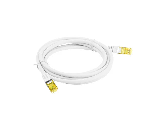 PATCHCORD KAT.6A S/FTP LSZH CU 0.25M WHITE