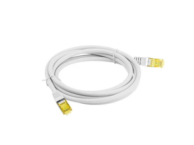PATCHCORD CAT.6A S/FTP LSZH CU 20M ŠEDÝ