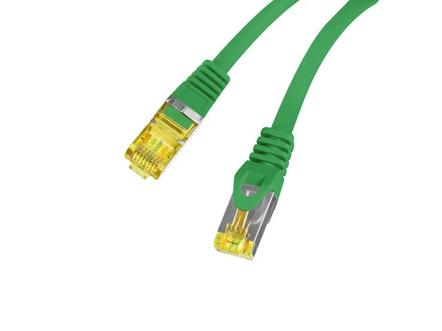 PATCHCORD CAT.6A S/FTP LSZH CU 20M ZELENÝ