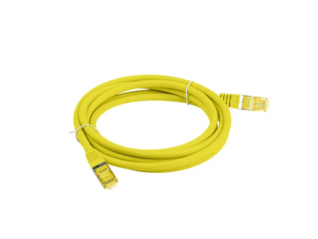 PATCHCORD CAT.6A S/FTP LSZH CU 20M ŽLUTÝ