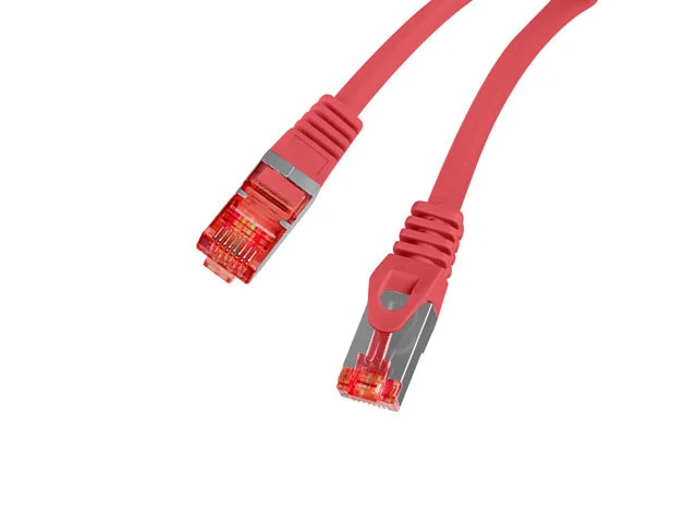 PATCHCORD CAT.6 S/FTP LSZH CU 1M ČERVENÝ
