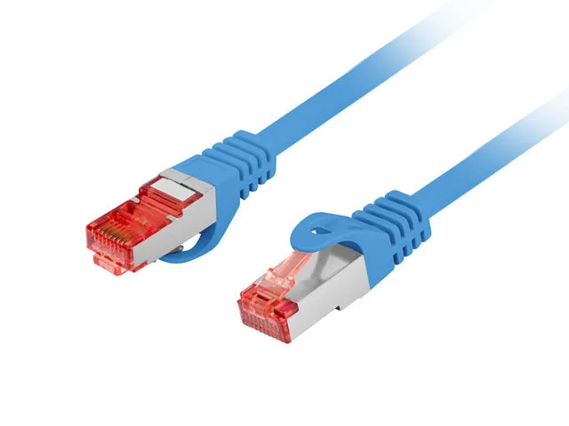 PATCHCORD CAT.6 S/FTP LSZH CU 15M MODRÝ
