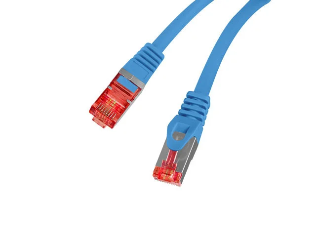 PATCHCORD CAT.6 S/FTP LSZH CU 15M MODRÝ