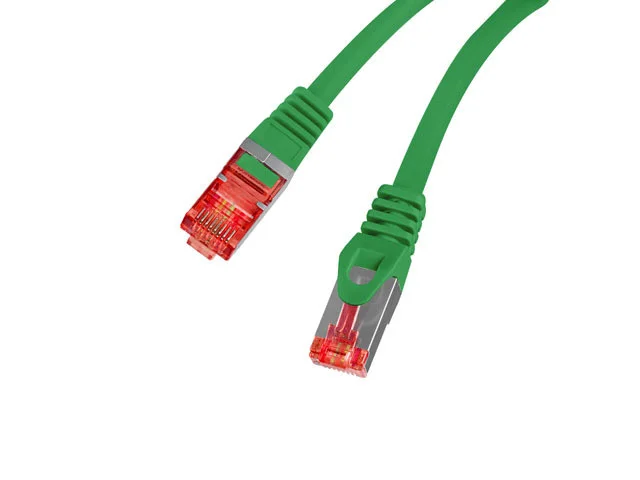 PATCHCORD CAT.6 S/FTP LSZH CU 10M ZELENÝ