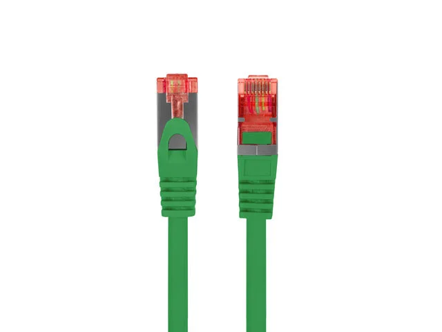 PATCHCORD CAT.6 S/FTP LSZH CU 15M ZELENÝ