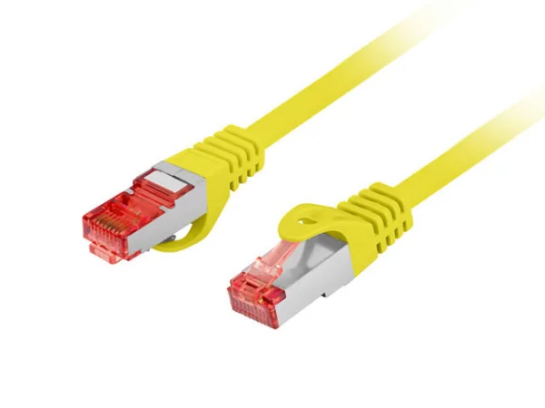 PATCHCORD CAT.6 S/FTP LSZH CU 10M ŽLUTÝ