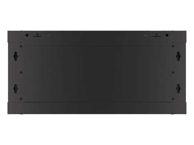RACKOVÁ SKŘÍŇ 19" NÁSTĚNNÁ 4U/600X450 (FLAT PACK) S PROSKLENÝMI DVEŘMI ČERNÁ  V2