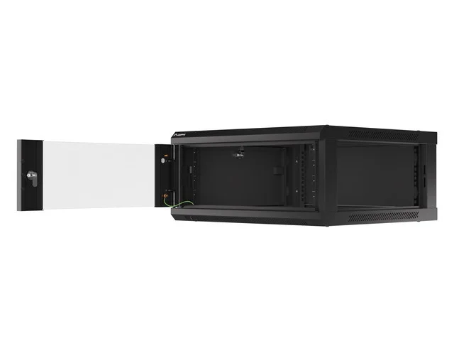 RACKOVÁ SKŘÍŇ 19" PRO MONTÁŽ NA STĚNU 4U/600X600 (FLAT PACK) V2 ČERNÁ