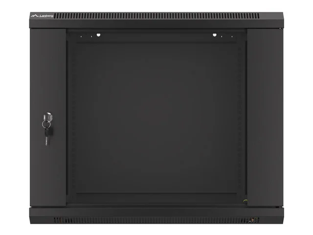 19" RACKOVÁ SKŘÍŇ PRO MONTÁŽ NA STĚNU 9U/600X450 (FLAT PACK) V2 ČERNÁ