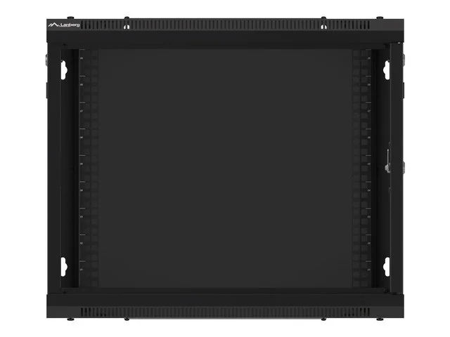 19" RACKOVÁ SKŘÍŇ PRO MONTÁŽ NA STĚNU 9U/600X450 (FLAT PACK) V2 ČERNÁ