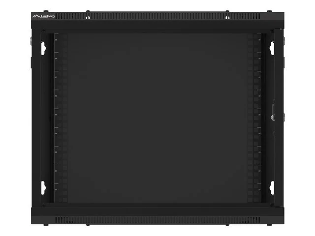 RACKOVÁ SKŘÍŇ 19" PRO MONTÁŽ NA STĚNU 9U/600X600 (FLAT PACK) V2 ČERNÁ