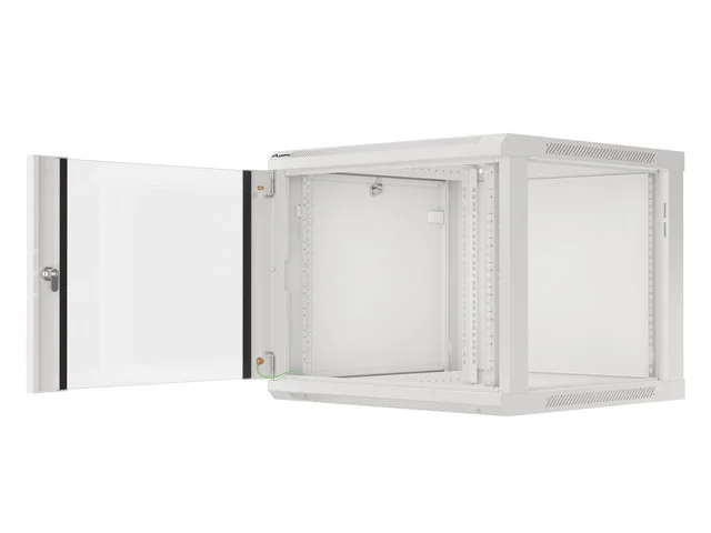 RACKOVÁ SKŘÍŇ 19" PRO MONTÁŽ NA STĚNU 9U/600X600 (FLAT PACK) V2 ŠEDÁ