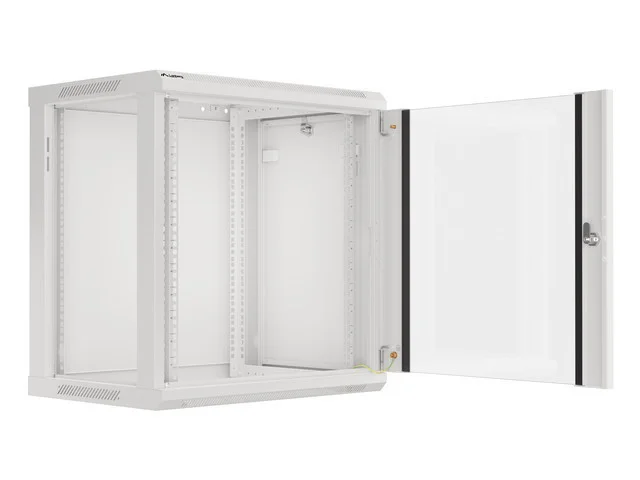 19" RACKOVÁ SKŘÍŇ 12U/600X450 (FLAT PACK) ŠEDÁ  V2