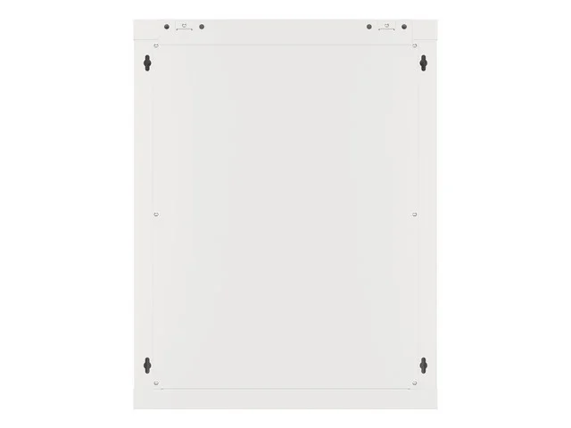 19" RACKOVÁ SKŘÍŇ PRO MONTÁŽ NA STĚNU 15U/600X450 (FLAT PACK) S PROSKLENÝMI DVEŘMI ŠEDÁ  V2