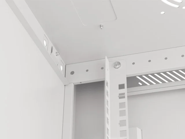 19" RACKOVÁ SKŘÍŇ PRO MONTÁŽ NA STĚNU 18U/600X450 (FLAT PACK) ŠEDÁ  V2